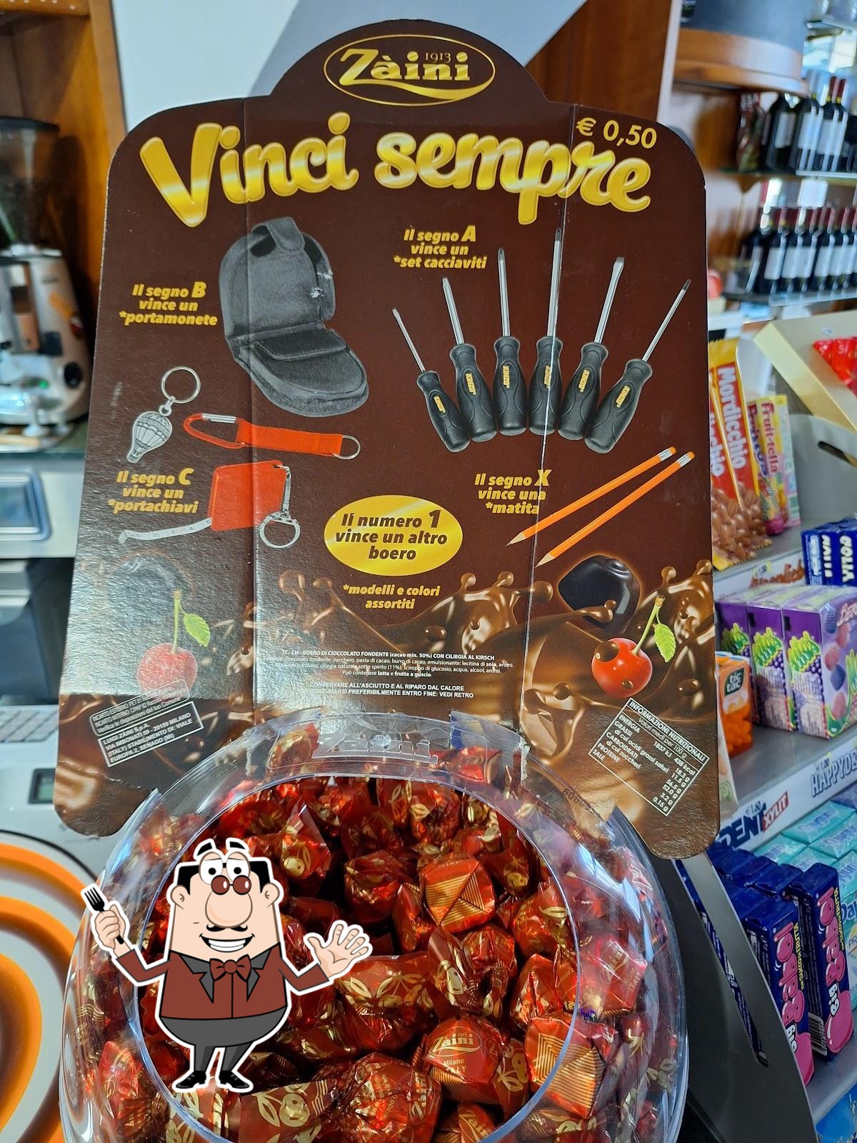 Cioccolatini e dolci al bancone